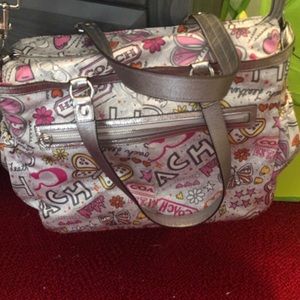 Used coach diaper bag